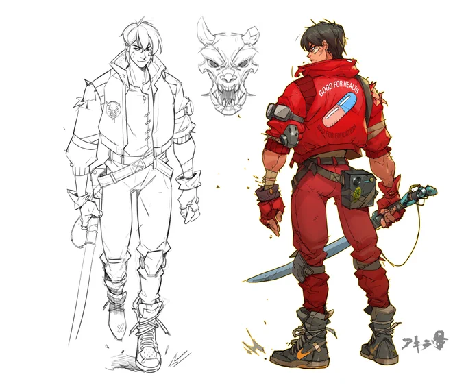 something is in the works   #pill #AKIRA #Nike #demon 
