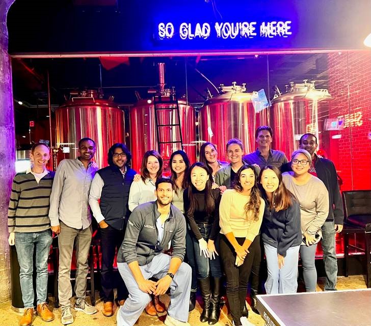 BIDMCVIR's tweet photo. Our #IRad family get together in Fenway – shuffleboard expertise and ping pong skills came out of the woodwork for this one🥇#iradres https://t.co/8TStpzBgN9