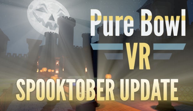 KittenFortress's tweet photo. It's that time of year again! A free spooky update for Pure Bowl VR is available now on Steam!

https://t.co/t6FxlEv9X7

#VR #vrgames #Spooktober #indiegames #IndieGameDev #pcvr #bowling https://t.co/xK2zaio0NI