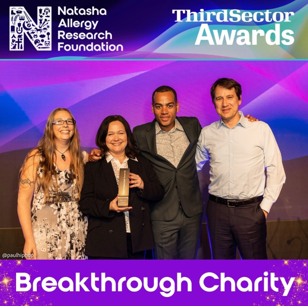 We're blown away that we won the <a href="/ThirdSector/">Third Sector</a> ‘Breakthrough Charity of the Year’ award, sponsored by <a href="/Trust_Impact/">Trust Impact</a> 
We are delighted &amp; incredibly grateful!