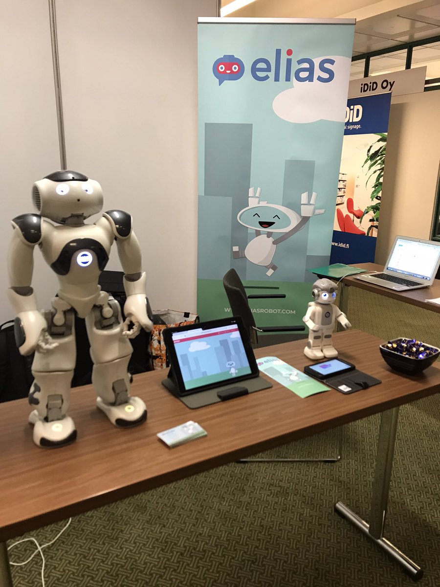 NinaPirttinokka's tweet image. Täällä ollaan! Eliakseen ja Alpha Miniin voi tutustua EliasRobot-ständillä102. #itk2022 #eliasrobot