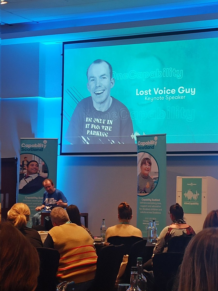elenacontell93's tweet photo. Hilarious session with @LostVoiceGuy at #OneCapability conference! 😂 Loved this! https://t.co/uSWAr8MKgq