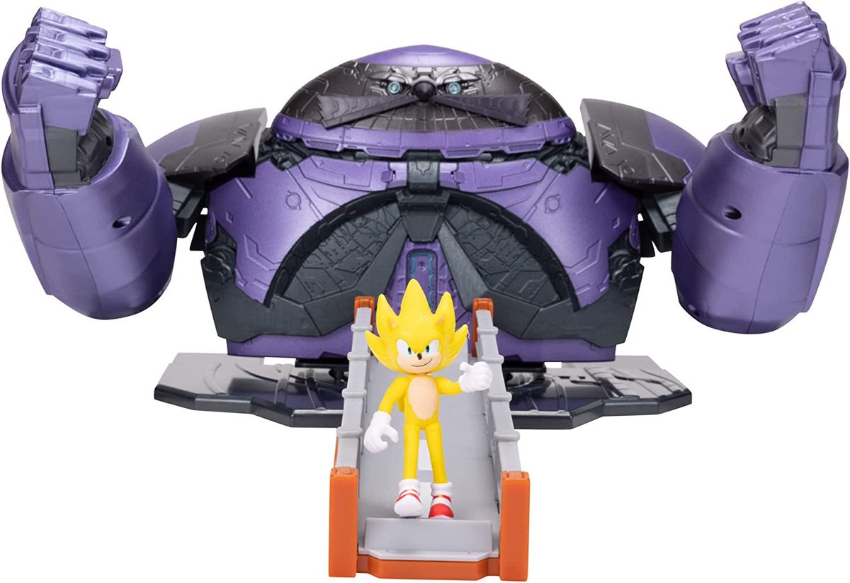 Sonic the Hedgehog 2 Movie Giant Eggman with Super Sonic 2.5