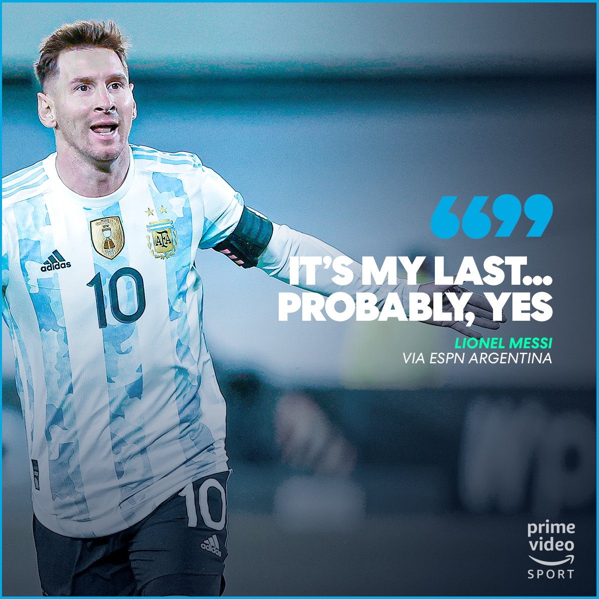 Amazon Prime Video Sport on Twitter "Lionel Messi's final chance to