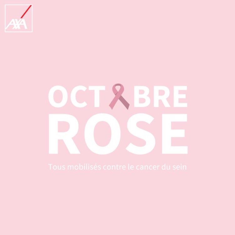 Ensemble, luttons contre le cancer du sein avec ⁦<a href="/AXAprevention/">Association AXA Prévention</a>⁩ 🎗