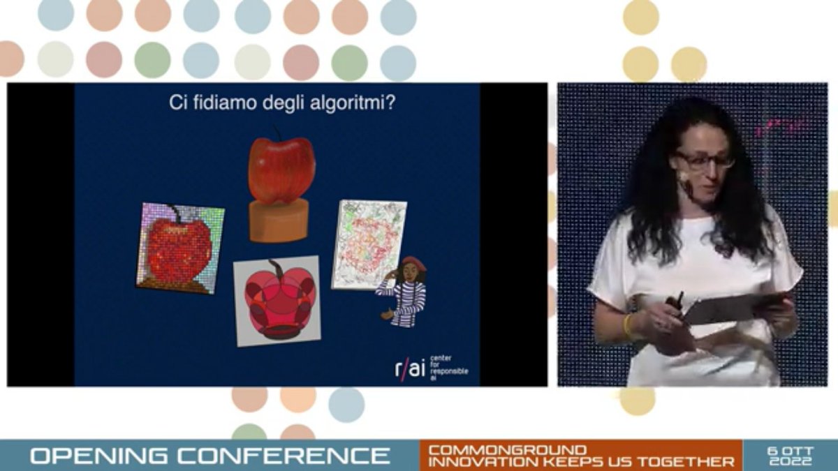 paoloigna1's tweet photo. Fiducia fino a un certo punto, meglio controllare chi li ha prodotti e creati e quali fini si danno. #algoritmi @stoyanoj @MakerFaireRome
#openingconference
#MFR2022 #MakerFaireRome #branded
▶️https://t.co/L52qJEaaQ7 https://t.co/yt81hYbIZV