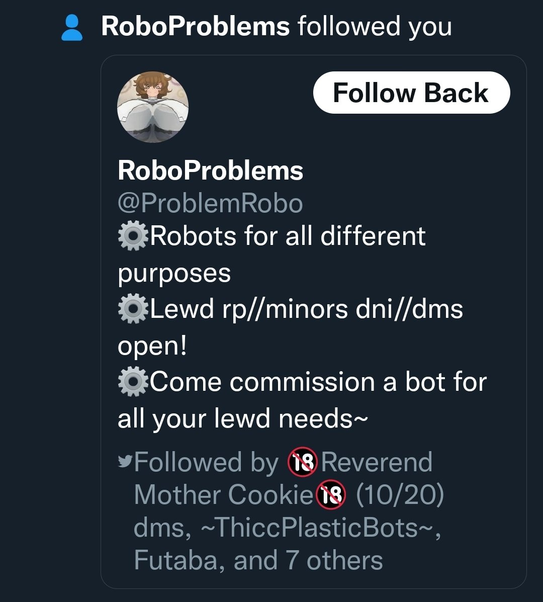 SweetBellCookie's tweet photo. 🌿// Oh look, an account that I already called out and blocked on a different account tried to follow me on this one!

Block and report them, please. https://t.co/OjtHDpnTf0