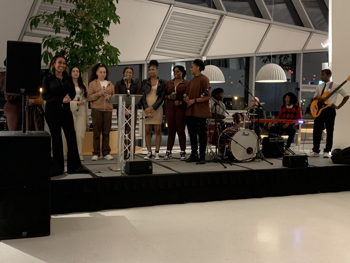 #BHM At the new City Hall for the <a href="/MayorofLondon/">Mayor of London, Sadiq Khan</a> ‘s Black History Month reception. Representing @1millionmentor1