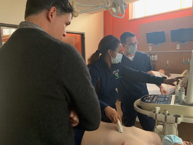 Watch out world, <a href="/YaleNephrology/">Yale Nephrology</a> is taking on POCUS!!!  Hands on faculty training session with <a href="/Yale_EUS/">Yale EM Ultrasound</a> and <a href="/cmoore433/">Chris Moore</a> today in the Yale Sim Lab!!! <a href="/Nephronette/">Abinet Aklilu</a> was inspiring all of us with her skills.
