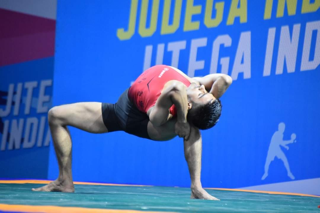 𝑨𝒃𝒉𝒊𝒔𝒉𝒆𝒌 𝑭𝒓𝒐𝒎 𝑯𝒂𝒓𝒚𝒂𝒏𝒂
#योगासन खेल के अद्भुत खिलाड़ी हरियाणा के अभिषेक जी गुजरात में हो रहे 36वे #राष्ट्रीयखेल में अपना प्रदर्शन करते हुए