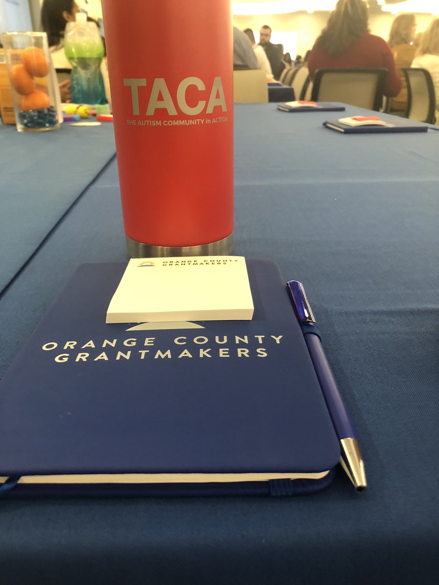 TACAfoundation's tweet photo. Thank you #OCGrantmakers and @OCCommunityFdn @OCGrantmakers for todays in person #nonprofitsummit. I’m so excited to be here to connect, learn, and help families living with #autism https://t.co/ULPknU1fyK