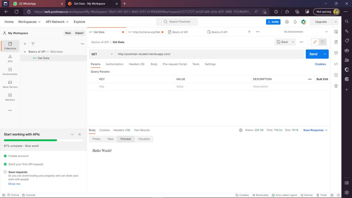 AdityaBasanti's tweet image. Well explained about the APi's by postman student leaders @etrnlnite @bhagatpratik07 and also enjoyed the hands-on sessions with PostmanAPI #postmanstudent #PostmanAPI @getpostman @ialimustufa