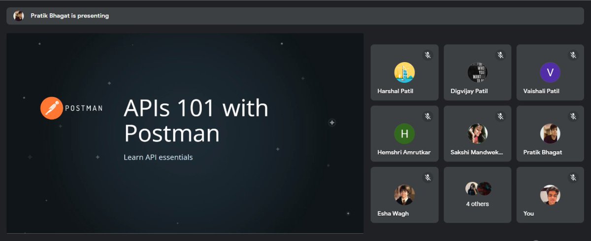 etrnlnite's tweet photo. 4 months and the progress made.... Sometimes even I am amazed.... Done an API 101 session today!! 

@getpostman @ialimustufa https://t.co/SaOBtd39zb