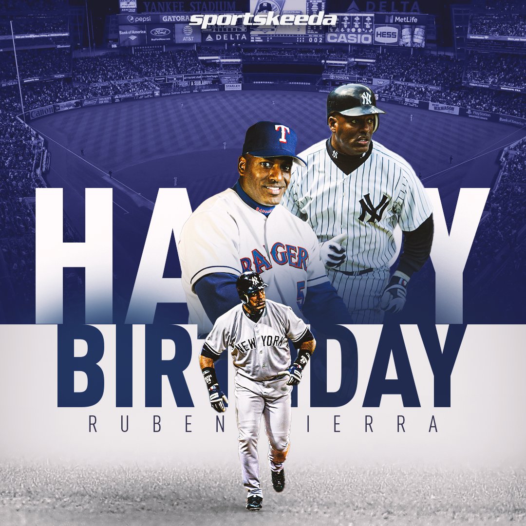 Happy Birthday to former right fielder Rubén Sierra!!    4x All-Star HR Derby Champ Silver Slugger 