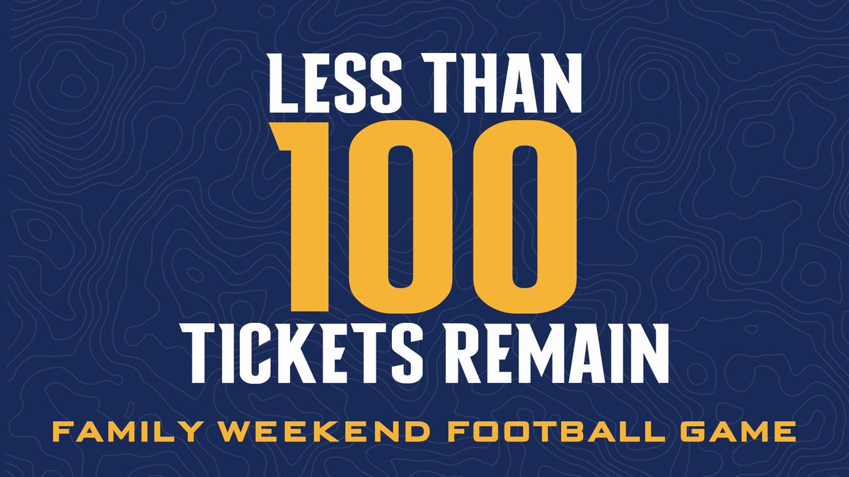 🎟️UPDATE🎟️

Less than 100 seats remaining for this weekend's <a href="/NAU_Football/">NAU Football</a> game. Get yours while supplies last

🔗bit.ly/3rHjegZ