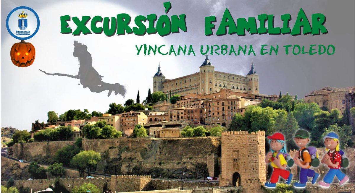InfanciaHumanes's tweet photo. 🚌 EXCURSIÓN FAMILIAR A TOLEDO
Sábado 22 de Octubre

🎃 En esta ocasión, os invitamos a conocer la histórica ciudad de Toledo 🏰bajo un marco lúdico, concretamente con una yincana terrorífica de pistas y pruebas. 

ℹ️ Más info: https://t.co/fXC3yww9q5 https://t.co/Rs7liVwrha