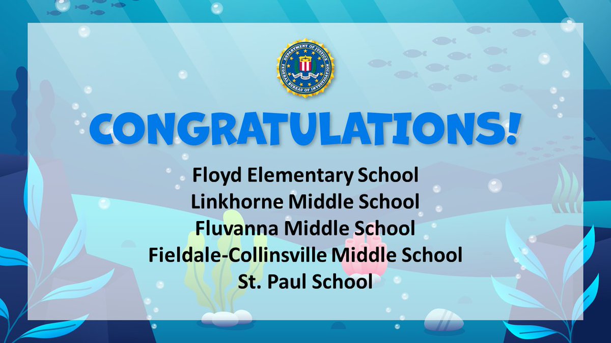 FBIRichmond's tweet photo. Right out of the gate for the 2022-2023 school yr, look who's already working on their #cybersecurity awareness w/ the #FBI's SOS Challenge!
Will we see more consistent performers this yr? Hope so!
@FloydSchoolsVA @lmsjaguars @LCSEDU @FluCoSchools @FCMidd @hcps_va @CCPSDistrict https://t.co/fDbSBktvjv