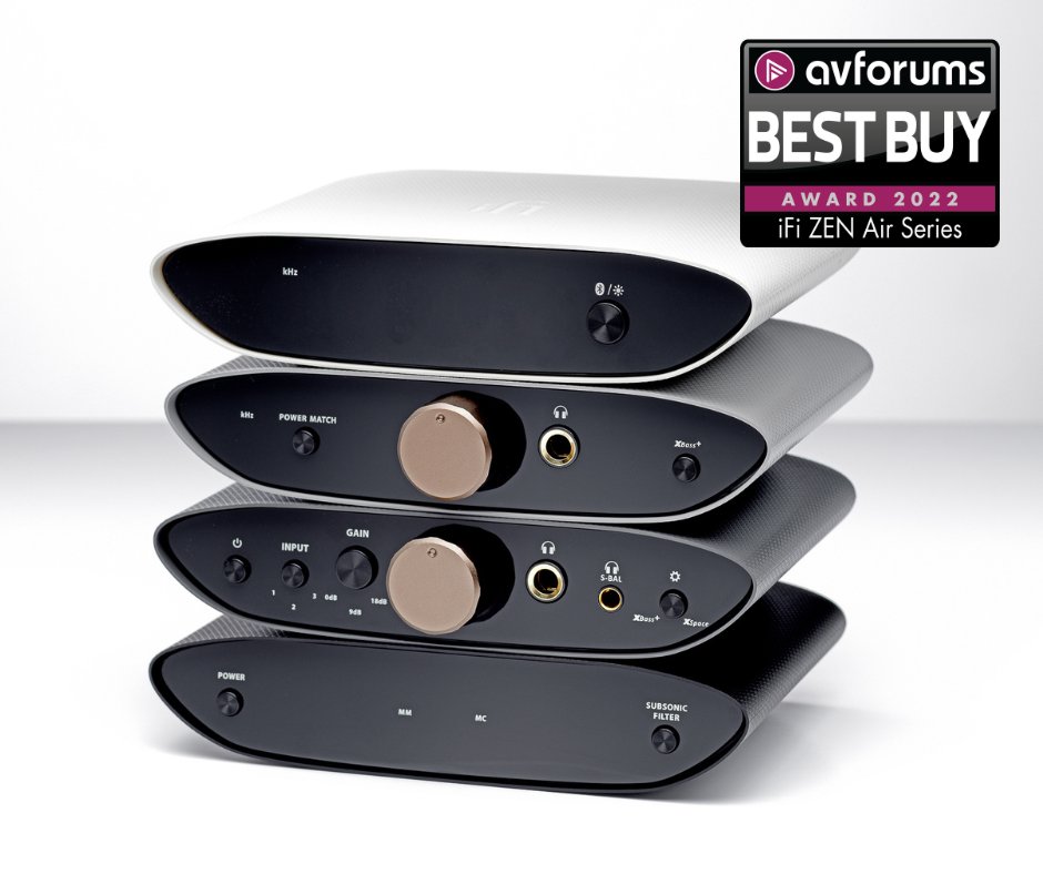 Our ZEN Air Series has been awarded Best Buy for 2022 by <a href="/AVForums/">AVForums.com</a> 🤩

avforums.com/reviews/ifi-au… 

#iFiAudio #highendaudio #prosound #audiophile #pureperformance #sound #music #audio #soundsystem #digitalaudio #audiotechnology
