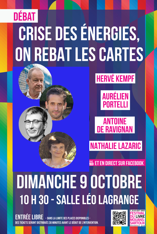 LazaricN's tweet photo. Panel sur l'énergie le 09 octobre à 10H30 Festival du livre de Mouans-Sartoux. Venez nombreux ! @GREDEG_UMR  @MSHSSudEst @CNRS_DR20 @imredd_uca https://t.co/STjqRmGL2A