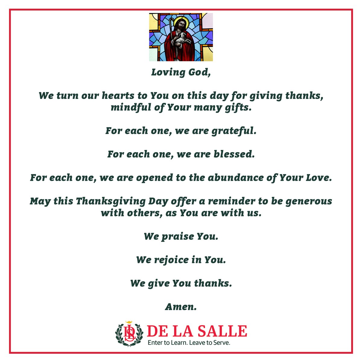 De La Salle College tweet media