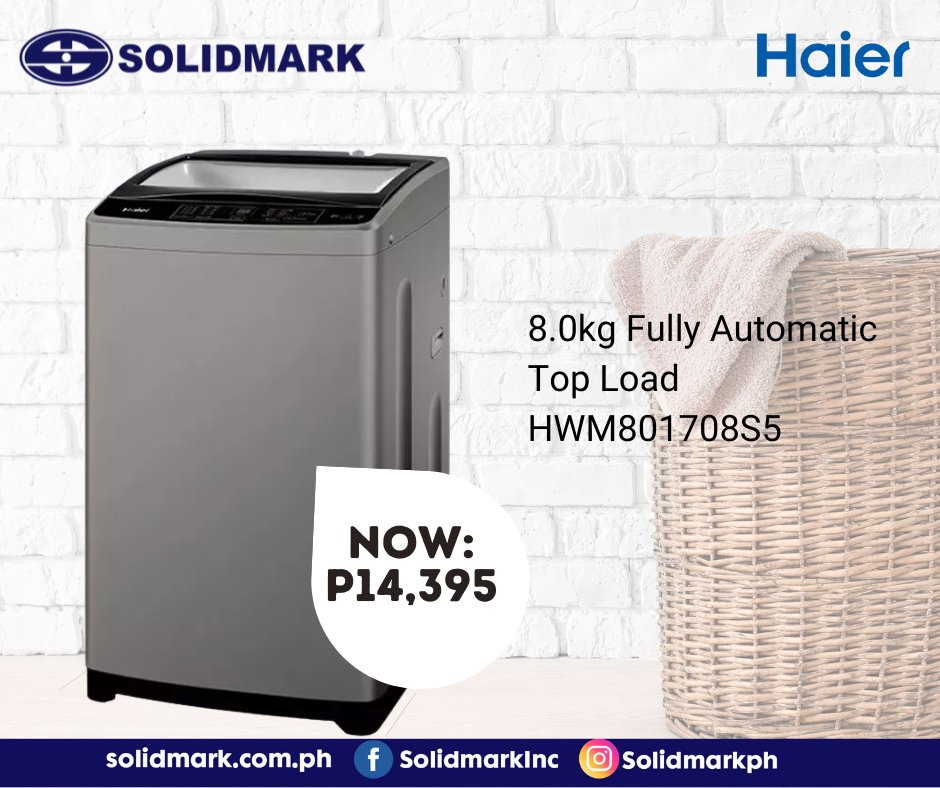 SolidmarkPH's tweet photo. Say goodbye to dirt and stains with this automatic and front load washing machine! #Solidmark 

Add to cart now: 
🛒SHOP HERE: https://t.co/ovYMKIMXxP

📍Directory: https://t.co/15Iyq3d50I https://t.co/Bmhsq4no1O
