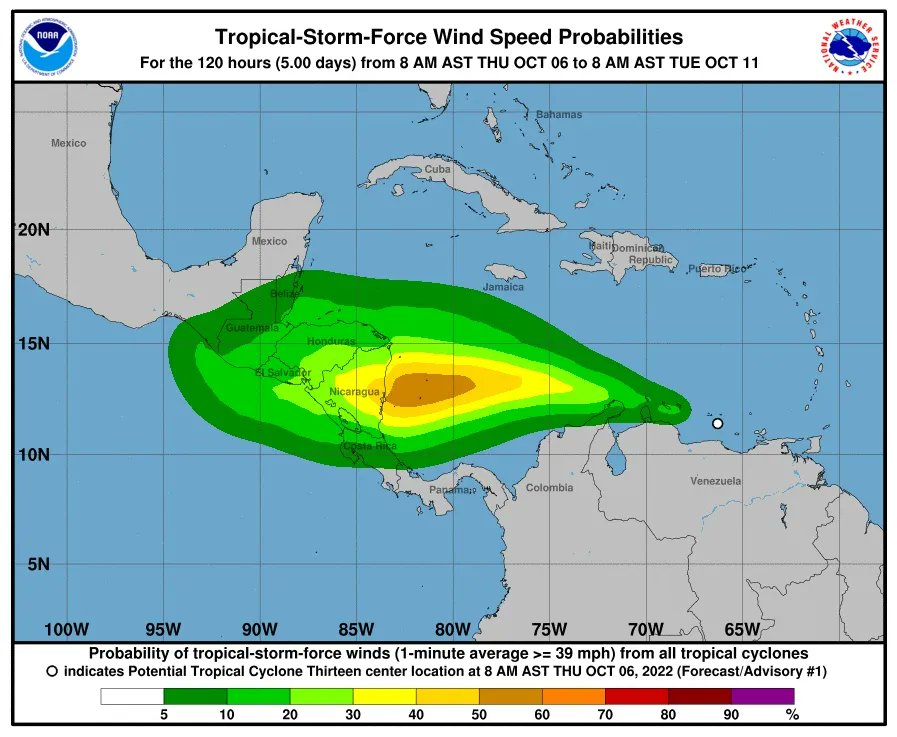 quinnannette's tweet photo. El Centro Nacional de Huracanes le ha dado trayectoria a la perturbación en el sur del mar Caribe dónde se espera que se convierta en tormenta tropical durante los próximos días.
Fuerte lluvia se esperan a través de las Islas ABC y partes del norte de Sudamérica. https://t.co/1FKn8Zb0fG