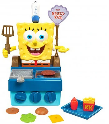 RandomSBToys's tweet photo. Talking Krabby Patty Maker, released in 2014. https://t.co/JMB8vYYhz3
