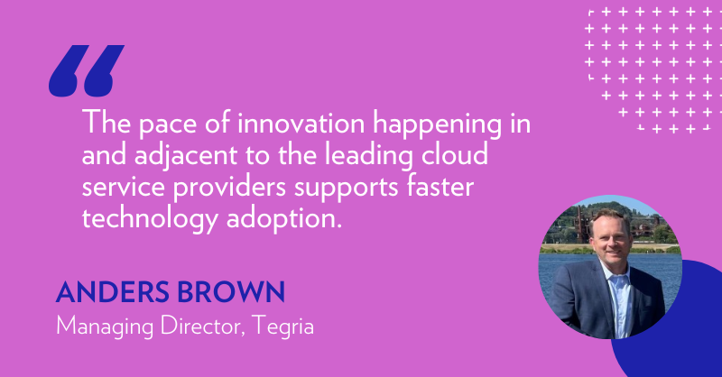 HIMSS's tweet photo. "Most healthcare software is not cloud native, and some have a long way to go to get there. That has an impact on ability, effort and expense to take full advantage of the cloud's benefits." -- @andersbrown

#HITcloud #HealthcareInnovation