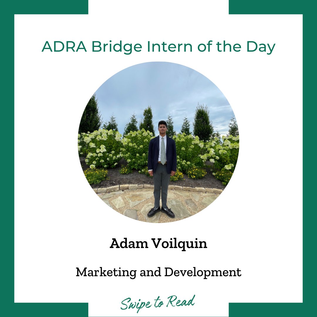 ADRAIntl's tweet photo. We're almost at the end of our Intern Week, but we still have a couple of interns we want to highlight! 

Meet Adam Voilquin, who interned this summer in ADRA's Marketing &amp; Development Department. Adam is a recent graduate of @lasierranews.

Learn more at https://t.co/1XgEk1VMEo https://t.co/99X55s41jq