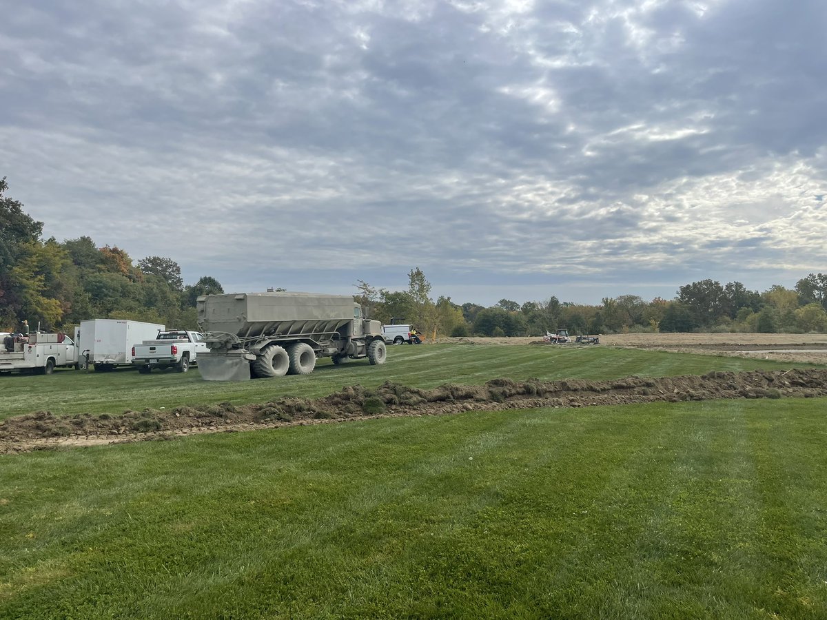 New Tennis Court ground work underway!!
