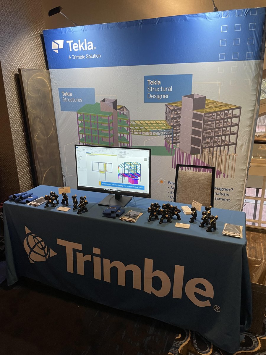 Tekla's tweet photo. If you're visiting the 2022 Conference for the Structural Engineers Association of Texas (SEAoT), make sure to stop by our Tekla table to learn how you can work more efficiently and sustainably with Tekla Structural Designer!

#engineers #differentbutbetter #structuraldesigner https://t.co/f7ObnHA52l