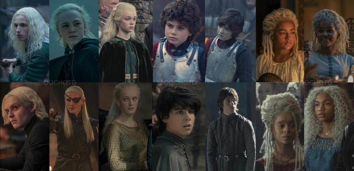 westerosesp's tweet photo. Los jóvenes Targaryen. #HouseOfTheDragon https://t.co/lb0HmYSKl1