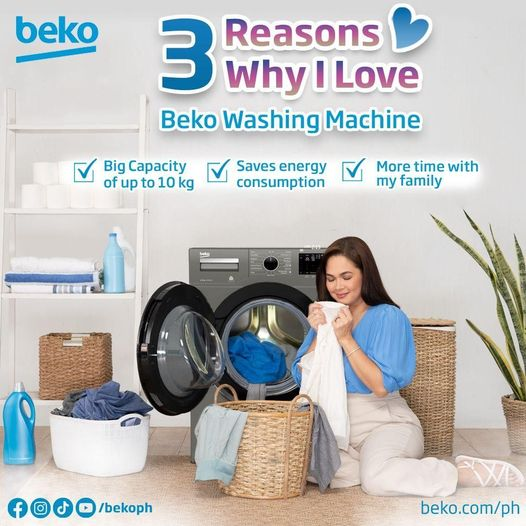 SolidmarkPH's tweet photo. Beko washing machine makes every laundry day easy and it’s energy efficient too! Now laundry time is cut short giving you more time to spend with your loved ones.
Get your own Beko washer today!
💙🌊👪

#BekoPH #LiveLikeAPro #Solidmark https://t.co/tsgXm2e9Kw