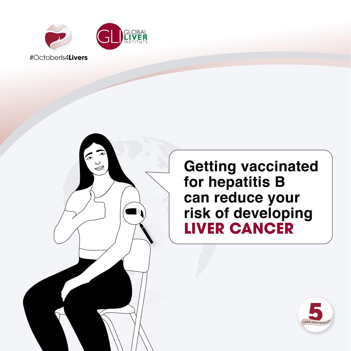 Approximately 70% of #livercancers can be prevented by eliminating risk factors, such as getting the #HepatitisB & #HepatitisC vaccine, screening those with #liverdisease, limiting alcohol consumption, having a balanced diet, and maintaining a healthy weight. #OctoberIs4Livers