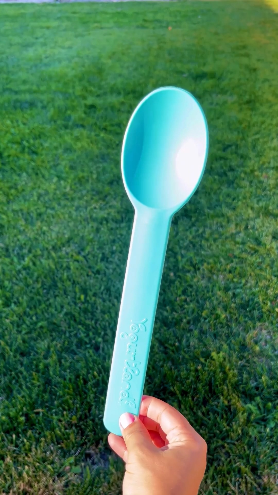 Yogurtland on Twitter "Add our Giant Turquoise Spoon to your