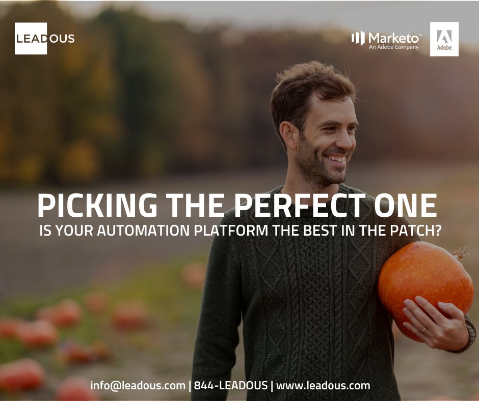 LEADOUS_US's tweet photo. You'll see a number of Marketing Automation Platforms; let Leadous ensure you pick the best in the patch.
https://t.co/Wb0H8ioBc0 

#MarketoEngage #MarketoSupport #MarketoTraining #Adobe #MarketingAutomation https://t.co/RaMEjDN6eG