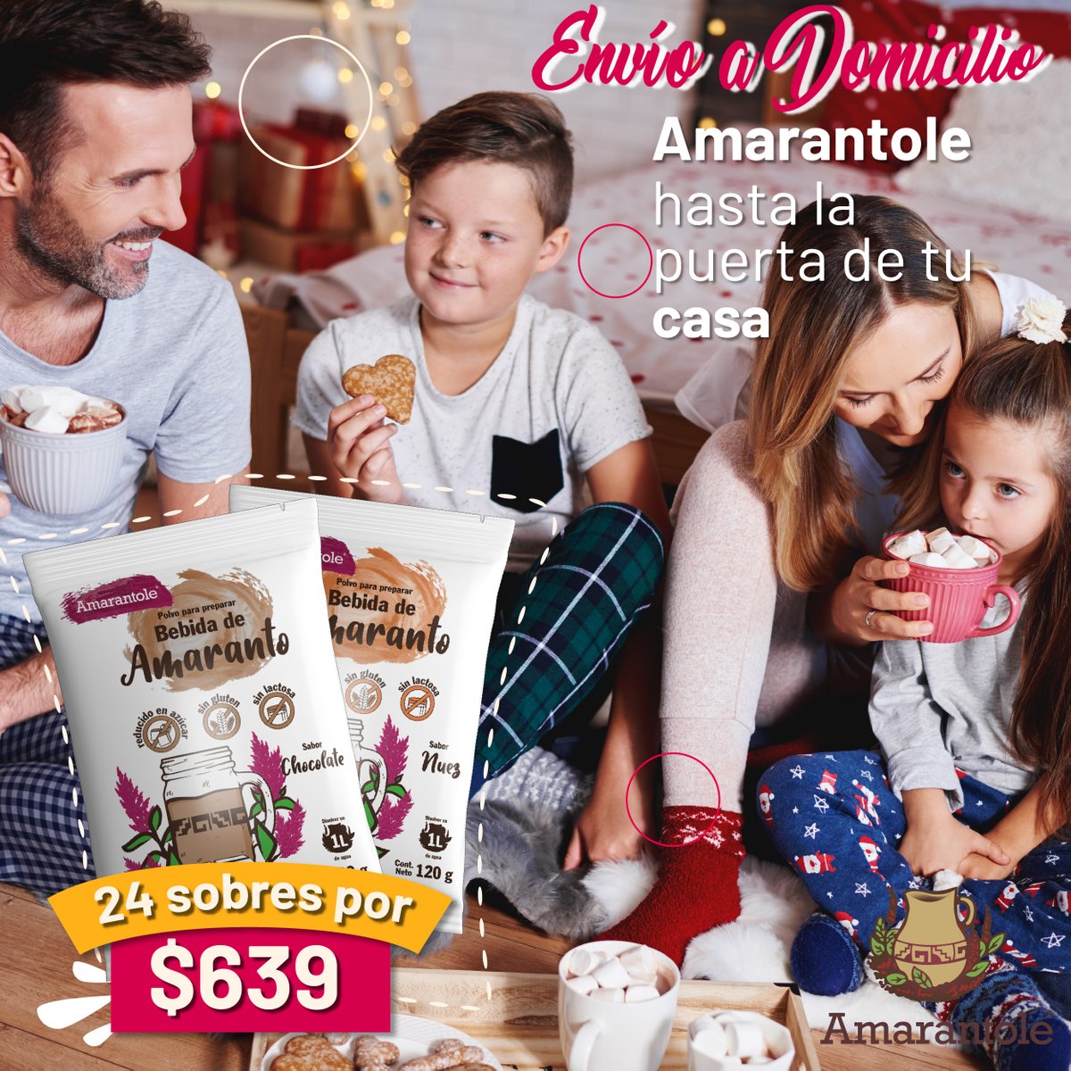 AMARANTOLE's tweet photo. Super Promoción #Amarantole La mejor versión del #amaranto, delicioso, saludable, y super práctico. El mejor precio y ¡envío gratis! ¡Elige tu Pack favorito!  
☎️Llámanos (55) 7583 9433  
✅WhatsApp https://t.co/tVRuKvMnFu  
🛒https://t.co/zUVC7JsFKi
Rico y Saludable ¡Es posible! https://t.co/27PMsk4lxZ