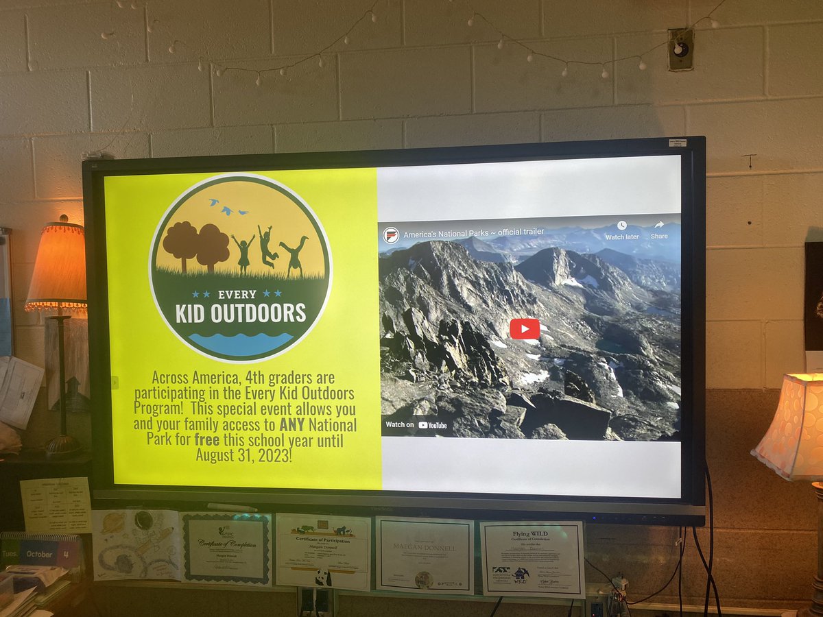 teachmd17's tweet photo. Our 4th grade McLendon kiddos are registered &amp; ready to take on our nation’s #nationalparks ♥️happy travels, kids ♥️ @NationalParkFdn @NationalMallNPS @MuirWoodsNPS @YellowstoneNPS @YosemiteNPS @GrandCanyonNPS @GreatSmokyNPS @DeKalbSchools @DCSDSTEM @dacia92 Thank you! 🥰 https://t.co/OZjixdOuM7