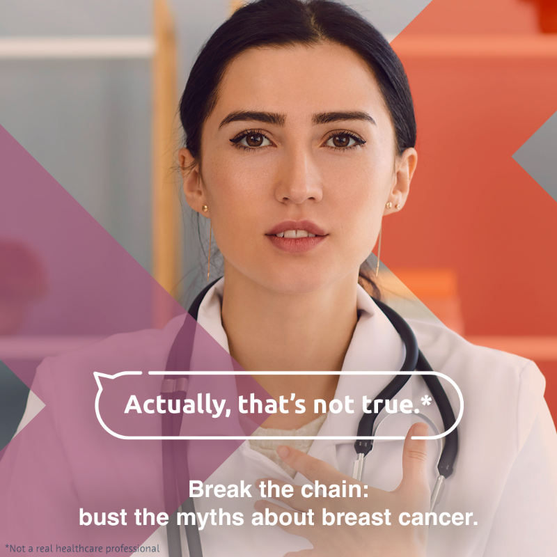 BayerPharma's tweet photo. Wondering if breast size impacts your breast cancer risk? Discover the truth behind common breast cancer myths.

Check out facts about #BreastCancer and its diagnosis.

#BreastCancerAwarenessMonth