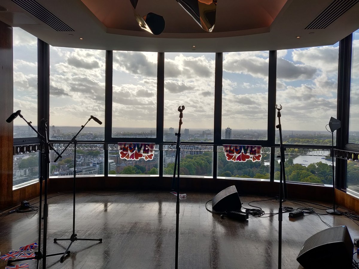 Nice view from the stage today