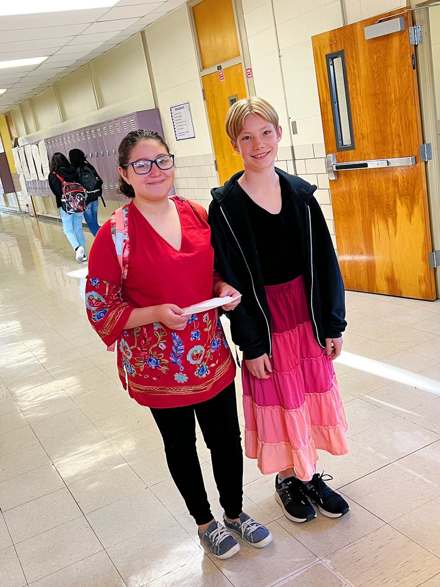 In honor of Hispanic Heritage Month, our students and staff dressed in their beautiful traditional dresses and outfits.