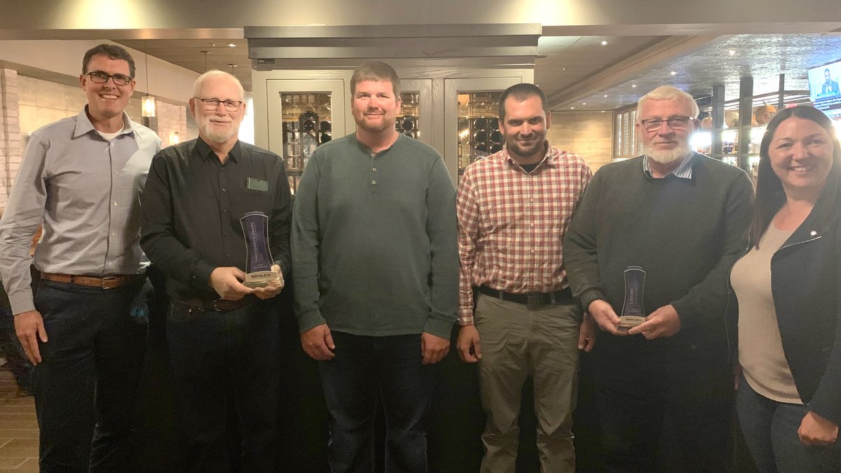 BEHLEN_IND's tweet photo. It's that time of year again!๐ฅณ #BehlenSalesAwards Our continued success is dedicated to our amazing sales team and our loyal #BehlenBuilders ๐พ Congratulations to Vic's Contracting on achieving Behlen's President's Award for most sales!
#BehlenIndustriesLP #SteelBuildings https://t.co/XkycKpSjPk