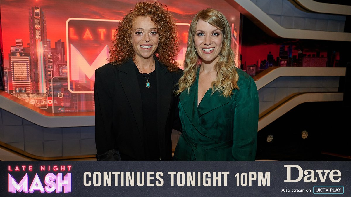 Don’t miss #LateNightMash TONIGHT at 10pm as @rachelparris will be joined by a very special guest… comedian @michelleisawolf! And you are NOT going to want to miss what she has to say.