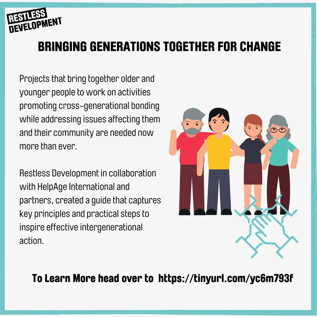 The guide is for anyone thinking of using – an intergenerational approach to address aging challenges and the issues facing older and younger people. 
To Learn More head over to  buff.ly/3e3vaH0.