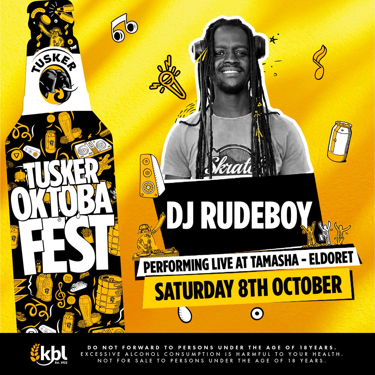 k_andie1's tweet photo. Am excited to hear Meja perform at #TuskerOktobafest at Tamasha Eldoret on Oct 8th-9th 2022. Hebu @KimNick_ @Kevin_kevv1 @KeynesSamai tuende tujiangalilie na tushike a cold @TuskerLager tukingoja #CheerToTheNext100 Na tukumbuke #DrinkBetterNotMore
#TuskerAt100 https://t.co/i6dM7r9wSn