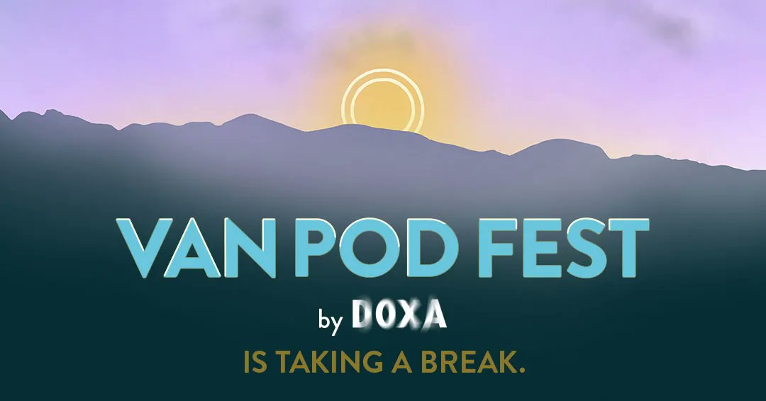 "Dear VanPodFest community,

If 2022 has a theme, it's "time out"... After four years of programming, two of them online, the Vancouver Podcast Festival is taking a breather in 2022."

Read the Programming Committee's full statement on our website. 💙  buff.ly/3rBwHqF