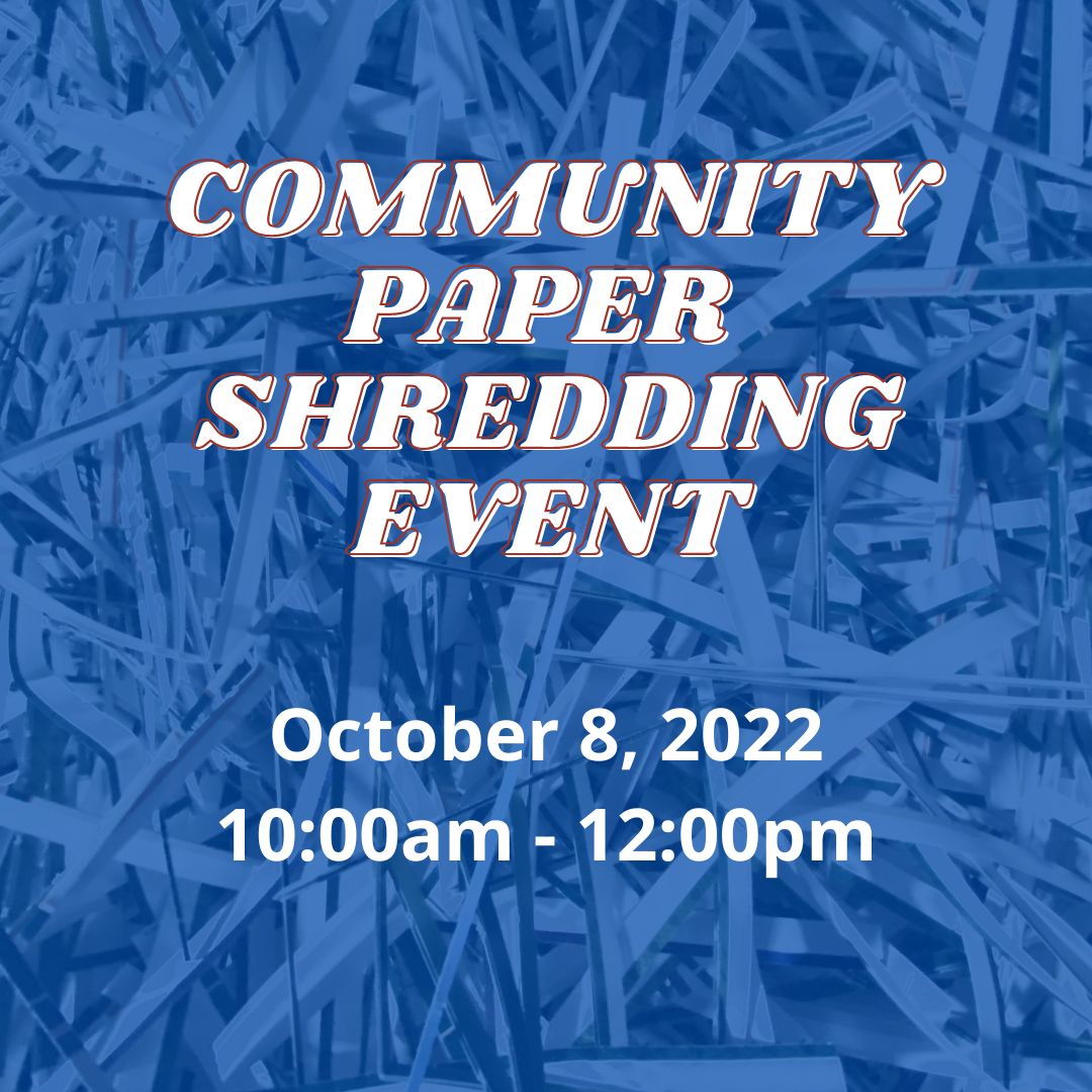 Join us for a paper shredding event provided by Altitude Docushred. This shredding event is for paper items only, no electronics will be taken.

Questions about this event? Please email reception@wearelocalworks.org

#PaperShredding #Localworks #WheatRidge