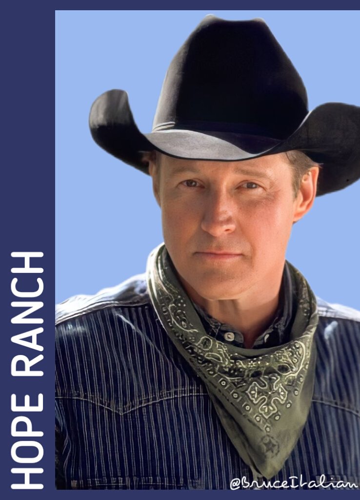 Bruce, as J.T. Hope, in #HopeRanch (2002).
#BruceBoxleitner #LorenzoLamas #BarryCorbin
#GailOGrady #Cowboys #Western #TVmovie