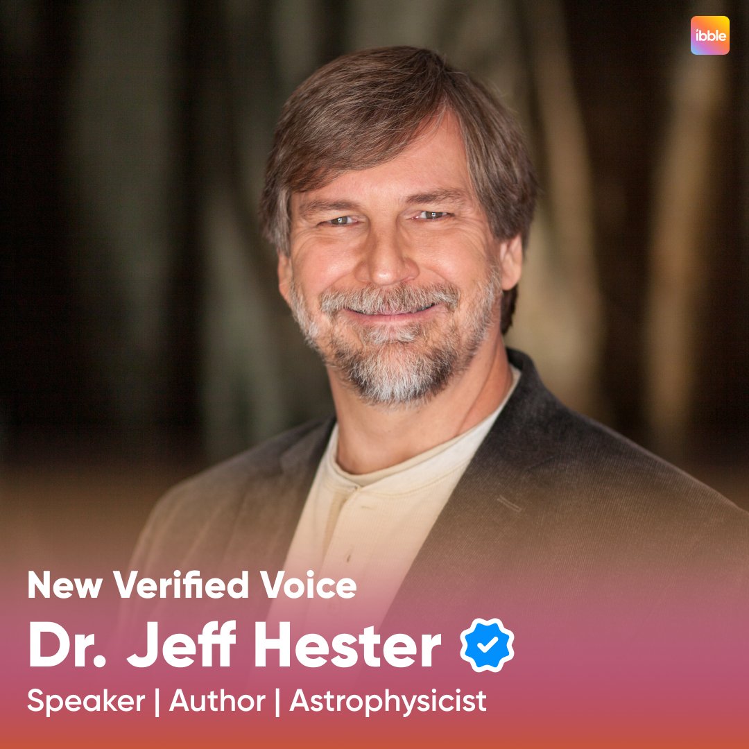 ibble (@getibble) on Twitter photo As an astrophysicist turned leadership coach, Dr. Jeff Hester helps people make the most of their lives and careers, reminding them that the sky is, in fact, not the limit. 
Watch his talk here: short.getibble.com/posts/MJRFLyV9… 
#astrophysicist #leadership #leadershipcoach As an astrophysicist turned leadership coach, Dr. Jeff Hester helps people make the most of their lives and careers, reminding them that the sky is, in fact, not the limit. 
Watch his talk here: short.getibble.com/posts/MJRFLyV9… 
#astrophysicist #leadership #leadershipcoach