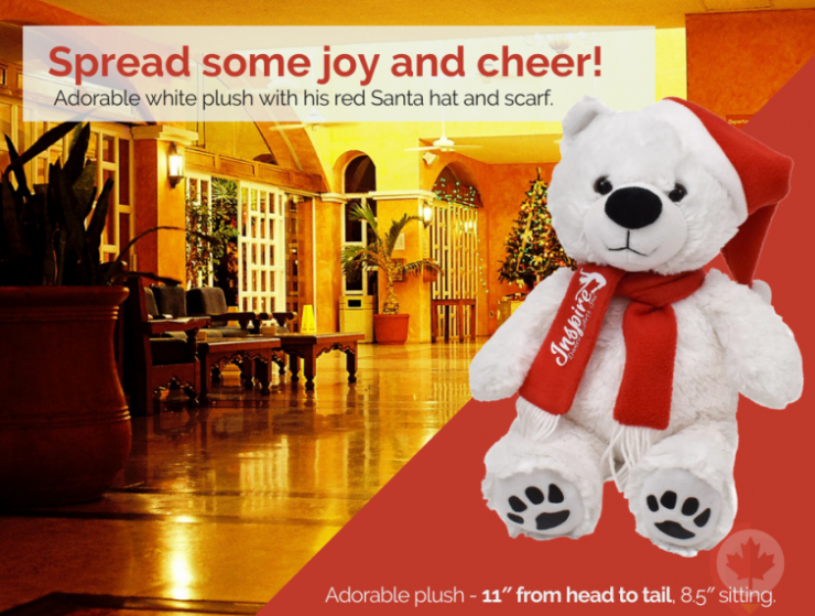 it is never too soon to start spreading joy and cheer! Adorable white plush bringing a smile to everyone near. #branded #joy

promoteyourbusiness.espwebsite.com/ProductResults…